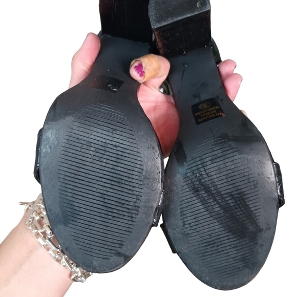 CUTE Sandals with Heels EUC size 9 - Picture 6 of 6